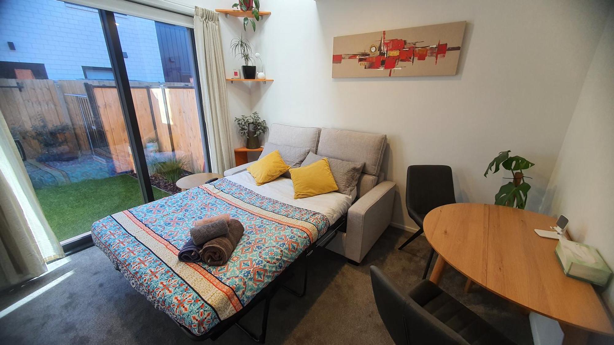 Modern Loft In Christchurch Cbd With Private Courtyard Exterior foto